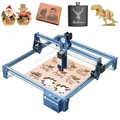 Produktbild: SCULPFUN 5W Laser Graviermaschine, 0,06mm Hochpräziser Lasergravierer & Schneidemaschine für Holz, Metall & Acryl, CNC Augenschutz, Schnelle Montage für DIY Weihnachtsdeko (410x415mm)
