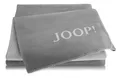 Produktbild: JOOP! Wohndecke 150x200 cm zweifarbig Grau, Baumwolle Wendedecke