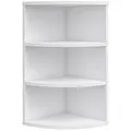 Produktbild: Vicco Eckregal, Weiß, Weiß, Holzwerkstoff, 4 Fächer, Formgebogen, 30x60x30 cm, Wohnzimmer, Regale, Bücherregale