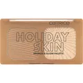 Produktbild: Catrice Holiday Skin Bronze & Glow Palette, Bronzer, Nr. 010, Braun, aufhellend, sofortiges Ergebnis, natürlich, für trockene Haut, vegan, ohne Parfüm, ohne Alkohol, ohne Parabene, 1er Pack (5.5g)