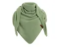 Produktbild: Knit Factory Strickschal Coco Dreiecksschal Sage Green 190x85 cm, (Set, 1-St. Spar-Set), Schal Damen Herren set loop tücher schals winter Strick Mode herbst