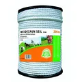 Produktbild: Göbel Weidezaun Elektroseil 200m 6mm 6 x 0,18 Niroleiter 3,87 Ohm/m winterfest lange Lebensdauer