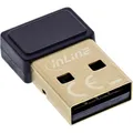 Produktbild: InLine Bluetooth 5.3 USB Adapter, treiberlos Plug-and-Play, bis zu 20m Reichweite, Realtek-Chipsatz, unterstützt A2DP PAN HFP, für Windows 8.1 10 11, 41322B