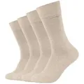 Produktbild: Camano Langsocken ca-soft (4-Paar) verstärkte Ferse und Spitze beige 35-38