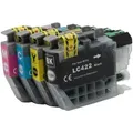 Produktbild: OBV Kompatibel 4x Druckerpatrone ersetzt Brother LC422 für MFC J5340 J5345 J5740 J6540DW J6590DW J6940 - schwarz,cyan,magenta,gelb