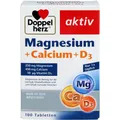 Produktbild: DOPPELHERZ Magnesium+Calcium+D3 Tabletten 100 St PZN00773216