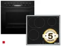 Produktbild: Bosch HND615LS62 Set Einbauherd HEG517BB4 + Induktionskochfeld NIF645CB5E