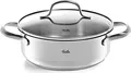 Produktbild: Fissler San Francisco / Edelstahl-Bratentopf (2,1 L - Ø 20 cm) Bräter mit Glas-Deckel, Schüttrand, energiesparend - auch Induktion