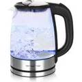 Produktbild: Emerio Wasserkocher WK-119988, transparent, 1,7 Liter, 2200 Watt, mit Glasgehäuse