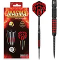 Produktbild: BULL'S Dartpfeil Bull ́s Steeldarts Magma, 90% Tungsten, 21g., Rot schwarz, 90% Tungsten, Kompletter Satz rot|schwarz