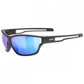 Produktbild: Uvex Sportstyle 806 Fahrrad / Sport Brille schwarz/mirror blau Unisex