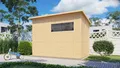 Produktbild: BERTILO Gartenhaus Pent Modern 4, in verschiedenen Farben, BxT: 335x231 cm, mit hohen Seitenwänden und einer 1,88 m hohen Doppeltür