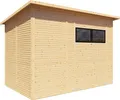 Produktbild: Bertilo Gartenhaus Pent Modern 4 - 18 mm naturbelassen