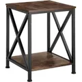 Produktbild: tectake Beistelltisch, Rost, Holzwerkstoff, Beton Optik, 40.5x52.2x40.5 cm, Wohnzimmer, Wohnzimmertische, Beistelltische