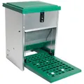 Produktbild: Futterautomat Feedomatic 5kg mit Trittplatte für 5kg Futter, Geflügel-Futterautomat, Hühnertrog, Futtertrog
