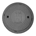 Produktbild: HYDROTEC Gully Kanaldeckel Schachtabdeckung Motiv Länderwappen Hamburg B125