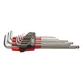 Produktbild: Würth Winkelschraubendreher Satz Innensechskant 9-tlg Kugelkopf 071540100