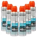 Produktbild: 6x 150ml Loreal Men Expert 48h Fresh Extreme Deo Spray Dry Anti Transpirant