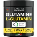 Produktbild: Bandini® L-Glutamin Kyowa® Pulver 300g, Hochdosiert, laborgeprüft, vegan