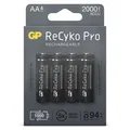 Produktbild: GP ReCyKo+ Pro Black Akkus 4 Stück Pro Ready2Use Mignon AA NiMH 2000mAH NEW