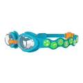 Produktbild: Speedo Unisex Kinder Sea Squad Spot Schwimmbrille | Schwimmen lernen | Verstellbares Band | Bequeme Passform Schwimmbrille, Azureblue/Fluogrn/Fluoora/Clr, Einheitsgröße