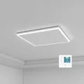 Produktbild: Infrarotheizung Deckenmontage 400 Watt, Infrarot Deckenheizung mit LED Licht Beleuchtung, Infrarotheizung Decke mit Thermostat Fernbedienung, Elektroheizung Heizplatte Heizpaneel Heizkörper 65,5x63cm