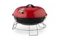 Produktbild: relaxdays Holzkohlegrill Kugelgrill tragbar, rot