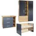 Produktbild: Babyzimmer 3er-Set  Alessio ¦ mehrfarbig ¦ Maße (cm): B: 388 H: 372