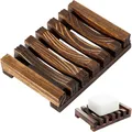 Produktbild: 1 Piece Soap Dish Wooden Shower Handmade Soap Holder Soap Dish Made of Wood f...