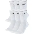 Produktbild: Nike Everyday Cush Crew 6 Pack Socken | Gr. 38-42 | weiß