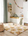 Produktbild: benuta Lytte Kinderteppich Gobi - Gelb 140x200 cm - Kunstfaser - Rechteckig & im Style: Kindermotive, Scandi Living - Pflegeleicht für Kinderzimmer, Wohnzimmer, Schlafzimmer