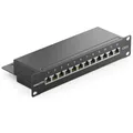Produktbild: deleyCON CAT 6 Patchpanel Verteilerfeld 12 Port - Desktop 10
