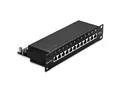 Produktbild: deleyCON deleyCON CAT 6 Patchpanel 12 Port - Desktop / 10 Zoll Rackeinbau / Netzwerk-Patch-Panel
