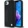 Produktbild: BMW Case Leather Hot Stamp do iPhone 16e black (Apple iPhone 16e) (BMW001003-0)