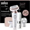 Produktbild: BRAUN Silk-epil 9 Flex 9-360 Epilierer Wet&Dry Akku Gesichtsrasierer B-WARE