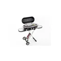 Produktbild: Camp4 Trolley Gasgrill Camping-Grill Piezozündung 50mbar schwarz 1687096