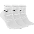 Produktbild: Nike Everyday Cushioned Ankle Tennissocken 3er Pack Unisex - weiß, schwarz, Größe 38-42 (auch verfügbar in 34-38, 42-46, 46-50)
