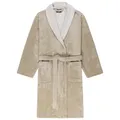 Produktbild: LOOKS BY WOLFGANG JOOP Bademantel S, Bademantel Damen Frottee, Frauen Morgenmantel beige mit Schalkragen, hochwertige Baumwollmischung