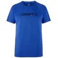 Produktbild: Craft Trainingsshirt Core Unify Logo Tee mit Marken-Logo blau L