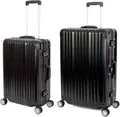 Produktbild: Travelhouse Trolleyset London, 4 Rollen, (2 tlg), TSA Zahlenschloss Alu-Rahmen Schnappverschluss Polycarbonat-Hartschale