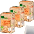 Produktbild: Edeka BIO Haferflocken kernig 3er Pack (3x500g Packung) + usy Block