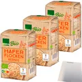 Produktbild: Edeka BIO Haferflocken kernig 3er Pack 3x500g Packung usy Block