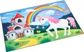 Produktbild: Läufer Schreibtischunterlage Schreibunterlage Motiv-Poster 40x53 cm Einhorn