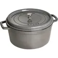 Produktbild: Staub La Cocotte Cocotte 30 cm, rund, Graphit-Grau, Gusseisen