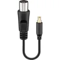 Produktbild: KA KK-MCX - Antennenadapter, IEC-Kupplung, MCX-Stecker, 0,1 m