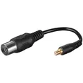 Produktbild: Goobay CA 1017 IEC-female/MCX male 0,1m Koaxial Adapter # 67227
