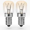 Produktbild: greate® Backofenlampe E14 15W - 2er Pack Ofenlampe 300 Grad für Backöfen, Grillöfen, Mikrowellen - Glühbirne Backofen 75 Lumen & 2700K - Backofen Glühbirne, Backofenlampen, Backofenbirne