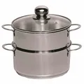 Produktbild: KARTOFFEL-DäMPFER  Kartoffeldämpfer 16cm KEC16 Edelstahl Töpfe Topf mit Deckel