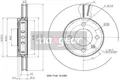 Produktbild: Bremsscheibe (pro Einheit) MAXGEAR 19-2856 VW UP 1.0