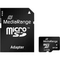 Produktbild: 64 GB microSDXC, Speicherkarte schwarz, Class 10